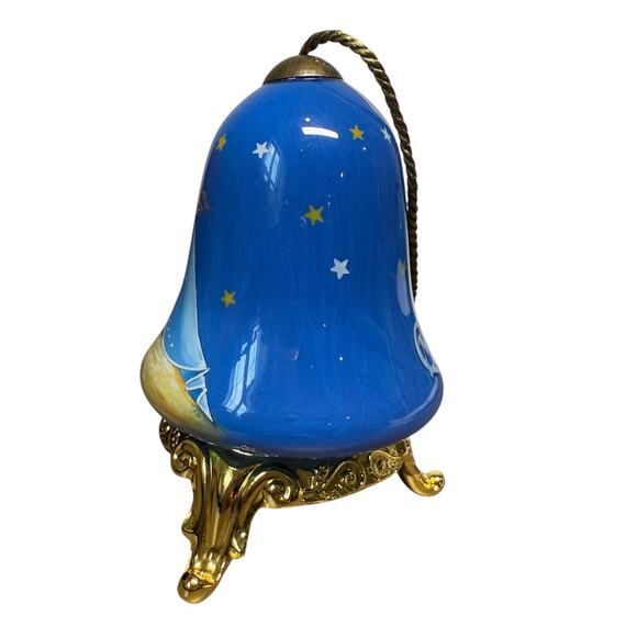 Ne Qwa Art Reverse Handpainted Blown Glass Ornament Jesus Mary Joseph Holy Night - Picture 11 of 16